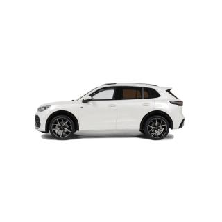 VOLKSWAGEN VW TIGUAN E TSI R-LINE ORYX WHITE PEARL L0K1 2024 OttO mobile 1:18 Resinemodell (Türen, Motorhaube... nicht zu öffnen!)